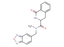 N-(2,1,3-benzoxadiazol-5-ylmethyl)-N-methyl-1-oxo-1,2,3,4-tetrahydroisoquinoline-3-carboxamide