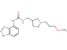 N-1H-1,2,3-benzotriazol-4-yl-N'-{[1-(3-methoxypropyl)pyrrolidin-3-yl]methyl}urea