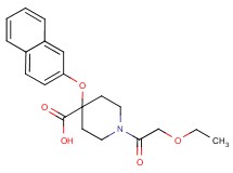 1-(ethoxyacetyl)-4-(2-naphthyloxy)-4-piperidinecarboxylic acid