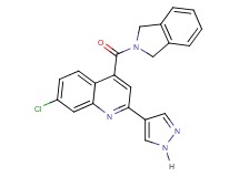 7-chloro-4-(1,3-dihydro-2H-isoindol-2-ylcarbonyl)-2-(1H-pyrazol-4-yl)quinoline