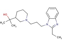 2-{1-[3-(2-ethyl-1H-benzimidazol-1-yl)propyl]-3-piperidinyl}-2-propanol bis(trifluoroacetate) (salt)