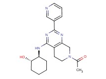 (1S*,2S*)-2-[(7-acetyl-2-pyridin-3-yl-5,6,7,8-tetrahydropyrido[3,4-d]pyrimidin-4-yl)amino]cyclohexanol
