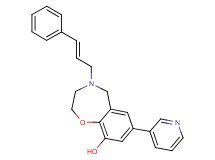 4-[(2E)-3-phenylprop-2-en-1-yl]-7-pyridin-3-yl-2,3,4,5-tetrahydro-1,4-benzoxazepin-9-ol