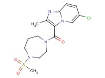 6-chloro-2-methyl-3-{[4-(methylsulfonyl)-1,4-diazepan-1-yl]carbonyl}imidazo[1,2-a]pyridine
