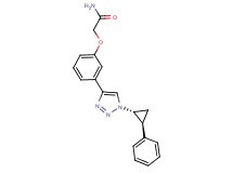2-(3-{1-[(1R*,2S*)-2-phenylcyclopropyl]-1H-1,2,3-triazol-4-yl}phenoxy)acetamide