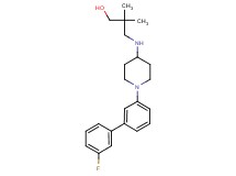 3-{[1-(3'-fluoro-3-biphenylyl)-4-piperidinyl]amino}-2,2-dimethyl-1-propanol