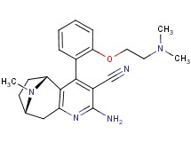 (5R*,8S*)-2-amino-4-{2-[2-(dimethylamino)ethoxy]phenyl}-10-methyl-6,7,8,9-tetrahydro-5H-5,8-epiminocyclohepta[b]pyridine-3-carbonitrile