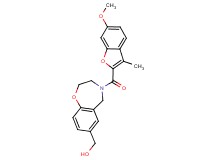 {4-[(6-methoxy-3-methyl-1-benzofuran-2-yl)carbonyl]-2,3,4,5-tetrahydro-1,4-benzoxazepin-7-yl}methanol