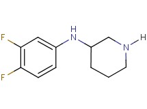 N-(3,4-difluorophenyl)-3-piperidinamine