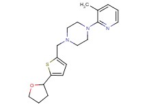 1-(3-methyl-2-pyridinyl)-4-{[5-(tetrahydro-2-furanyl)-2-thienyl]methyl}piperazine