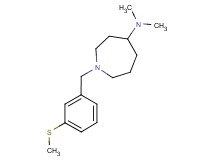 N,N-dimethyl-1-[3-(methylthio)benzyl]azepan-4-amine