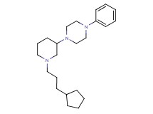 1-[1-(3-cyclopentylpropyl)-3-piperidinyl]-4-phenylpiperazine
