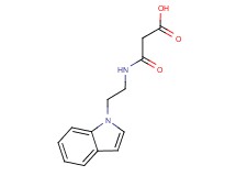 3-{[2-(1H-indol-1-yl)ethyl]amino}-3-oxopropanoic acid
