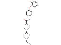 1'-ethyl-N-[4-(2-fluorophenoxy)phenyl]-1,4'-bipiperidine-4-carboxamide
