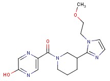 5-({3-[1-(2-methoxyethyl)-1H-imidazol-2-yl]-1-piperidinyl}carbonyl)-2-pyrazinol