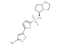 5-(3-methylisoxazol-5-yl)-N-[(1S*,3aS*,6aS*)-octahydropentalen-1-yl]furan-2-sulfonamide