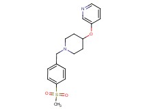 3-({1-[4-(methylsulfonyl)benzyl]piperidin-4-yl}oxy)pyridine