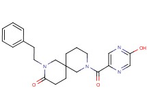 8-[(5-hydroxypyrazin-2-yl)carbonyl]-2-(2-phenylethyl)-2,8-diazaspiro[5.5]undecan-3-one