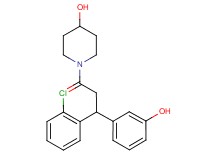 1-[3-(2-chlorophenyl)-3-(3-hydroxyphenyl)propanoyl]-4-piperidinol