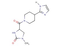 4-{[4-(1H-imidazol-2-yl)-1-piperidinyl]carbonyl}-1-methyl-2-imidazolidinone