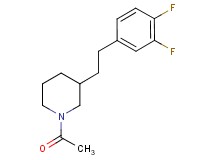 1-acetyl-3-[2-(3,4-difluorophenyl)ethyl]piperidine