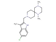 9-[(5-chloro-3-methyl-1H-indol-2-yl)methyl]-1,4-dimethyl-1,4,9-triazaspiro[5.5]undecane