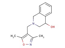 2-[(3,5-dimethylisoxazol-4-yl)methyl]-1,2,3,4-tetrahydroisoquinolin-4-ol