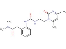 2-{2-[({[2-(4,6-dimethyl-2-oxopyrimidin-1(2H)-yl)ethyl]amino}carbonyl)amino]phenyl}-N,N-dimethylacetamide