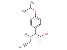 (4-isopropoxyphenyl)[methyl(prop-2-yn-1-yl)amino]acetic acid