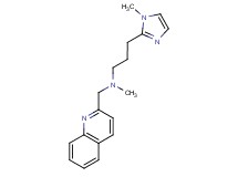 N-methyl-3-(1-methyl-1H-imidazol-2-yl)-N-(quinolin-2-ylmethyl)propan-1-amine