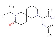 8-(3,6-dimethyl-2-pyrazinyl)-2-isopropyl-2,8-diazaspiro[5.5]undecan-3-one