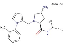 (2S,4R)-4-amino-N-isopropyl-1-{[1-(2-methylphenyl)-1H-pyrrol-2-yl]methyl}pyrrolidine-2-carboxamide