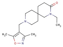 9-[(3,5-dimethylisoxazol-4-yl)methyl]-2-ethyl-2,9-diazaspiro[5.5]undecan-3-one