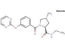 (4R)-4-amino-N-ethyl-1-[3-(pyrimidin-2-yloxy)benzoyl]-L-prolinamide