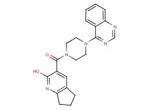 3-{[4-(4-quinazolinyl)-1-piperazinyl]carbonyl}-6,7-dihydro-5H-cyclopenta[b]pyridin-2-ol