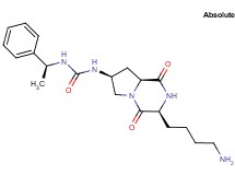 N-[(3S,7S,8aS)-3-(4-aminobutyl)-1,4-dioxooctahydropyrrolo[1,2-a]pyrazin-7-yl]-N'-[(1S)-1-phenylethyl]urea