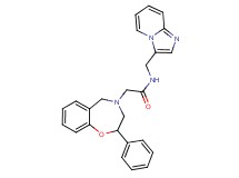 N-(imidazo[1,2-a]pyridin-3-ylmethyl)-2-(2-phenyl-2,3-dihydro-1,4-benzoxazepin-4(5H)-yl)acetamide