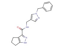 N-[(1-benzyl-1H-pyrazol-4-yl)methyl]-1,4,5,6-tetrahydrocyclopenta[c]pyrazole-3-carboxamide