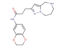 N-(2,3-dihydro-1,4-benzodioxin-6-yl)-3-(5,6,7,8-tetrahydro-4H-pyrazolo[1,5-a][1,4]diazepin-2-yl)propanamide hydrochloride