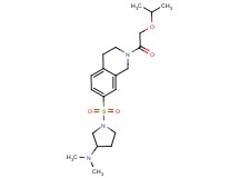 1-{[2-(isopropoxyacetyl)-1,2,3,4-tetrahydroisoquinolin-7-yl]sulfonyl}-N,N-dimethylpyrrolidin-3-amine