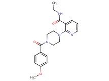 N-ethyl-2-[4-(4-methoxybenzoyl)-1-piperazinyl]nicotinamide
