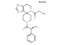 (1S)-2-oxo-1-phenyl-2-(5-propionyl-1,5,6,7-tetrahydro-1'H-spiro[imidazo[4,5-c]pyridine-4,4'-piperidin]-1'-yl)ethanamine