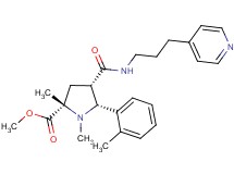 methyl (2S*,4S*,5R*)-1,2-dimethyl-5-(2-methylphenyl)-4-({[3-(4-pyridinyl)propyl]amino}carbonyl)-2-pyrrolidinecarboxylate