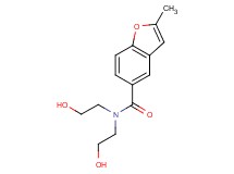N,N-bis(2-hydroxyethyl)-2-methyl-1-benzofuran-5-carboxamide