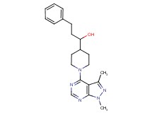 1-[1-(1,3-dimethyl-1H-pyrazolo[3,4-d]pyrimidin-4-yl)piperidin-4-yl]-3-phenylpropan-1-ol