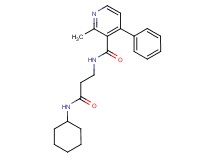 N-[3-(cyclohexylamino)-3-oxopropyl]-2-methyl-4-phenylnicotinamide