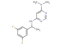 N'-[1-(3,5-difluorophenyl)ethyl]-N,N-dimethylpyrimidine-4,6-diamine