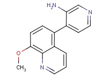4-(8-methoxyquinolin-5-yl)pyridin-3-amine