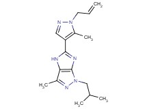5-(1-allyl-5-methyl-1H-pyrazol-4-yl)-1-isobutyl-3-methyl-1,4-dihydroimidazo[4,5-c]pyrazole