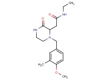 N-ethyl-2-[1-(4-methoxy-3-methylbenzyl)-3-oxo-2-piperazinyl]acetamide